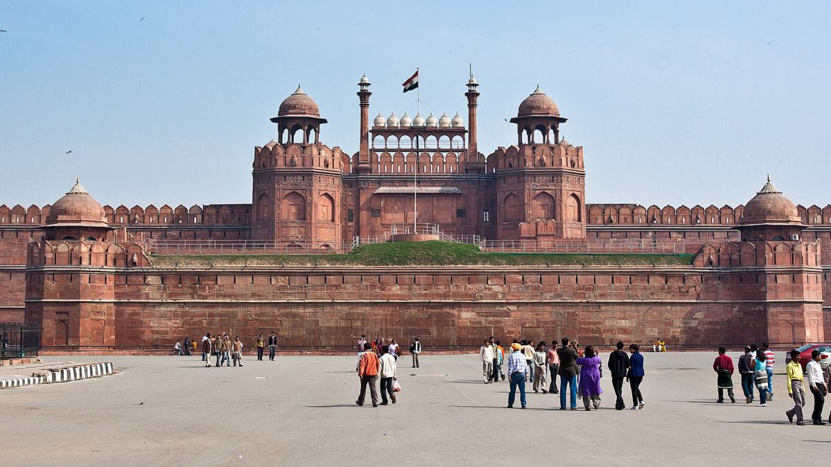 The Red Fort in Old Delhi